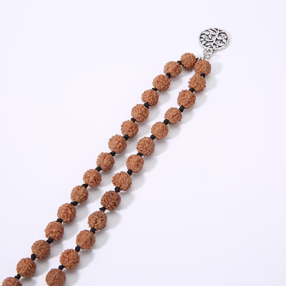 108 Mala Beads Rudraksha Gem Stones Meditation Yoga Jewelry