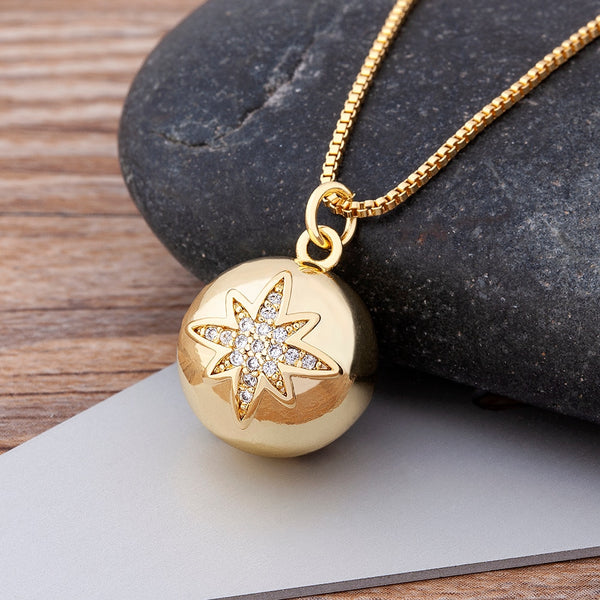 Original Classic Design Ball Pendant Chain Necklace