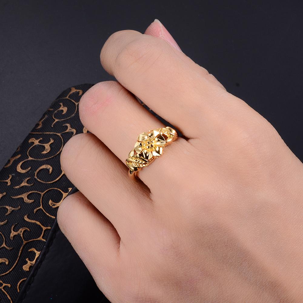 Arab /Ethiopian/ African Gold Color Wedding Rings for Women