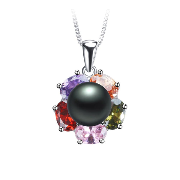 New Charming Colorful Zircon 925 Sterling Silver Women