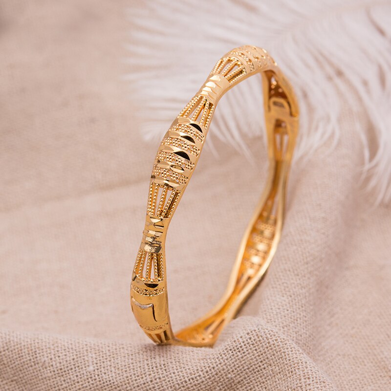 24K Dubai Bracelets Bangles women Girl