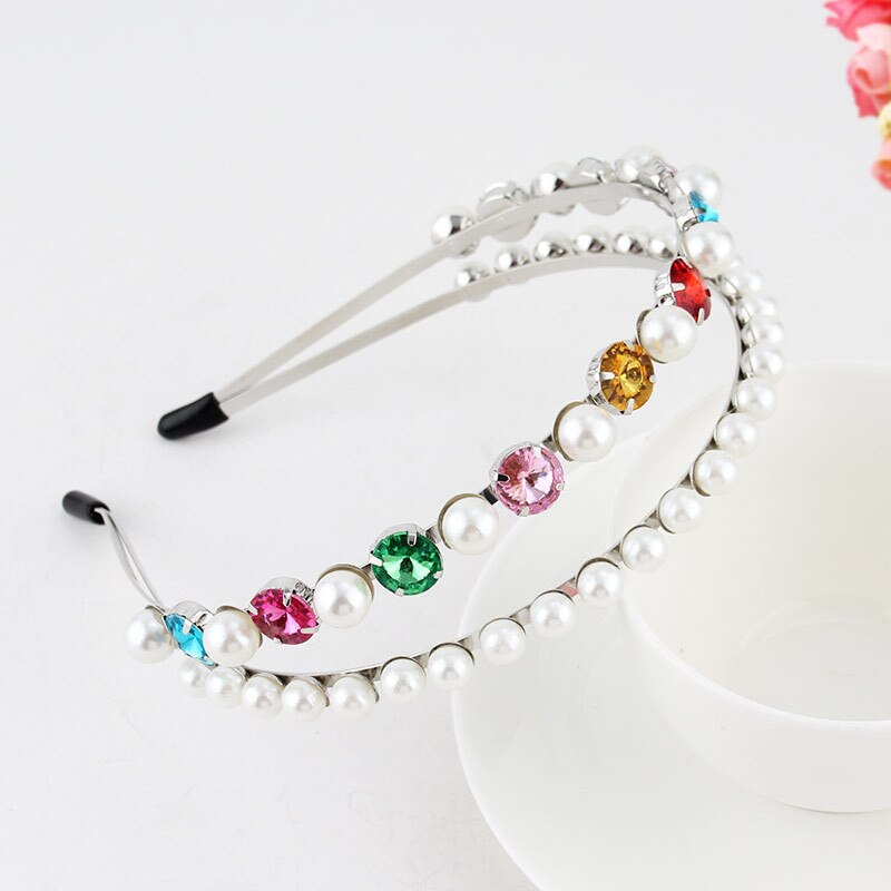 Luxury Baroque Rhinestone Headbands Hair Hoops