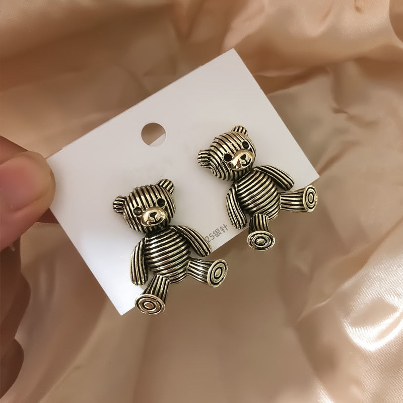 New Arrival Bear Stud Earrings for Women