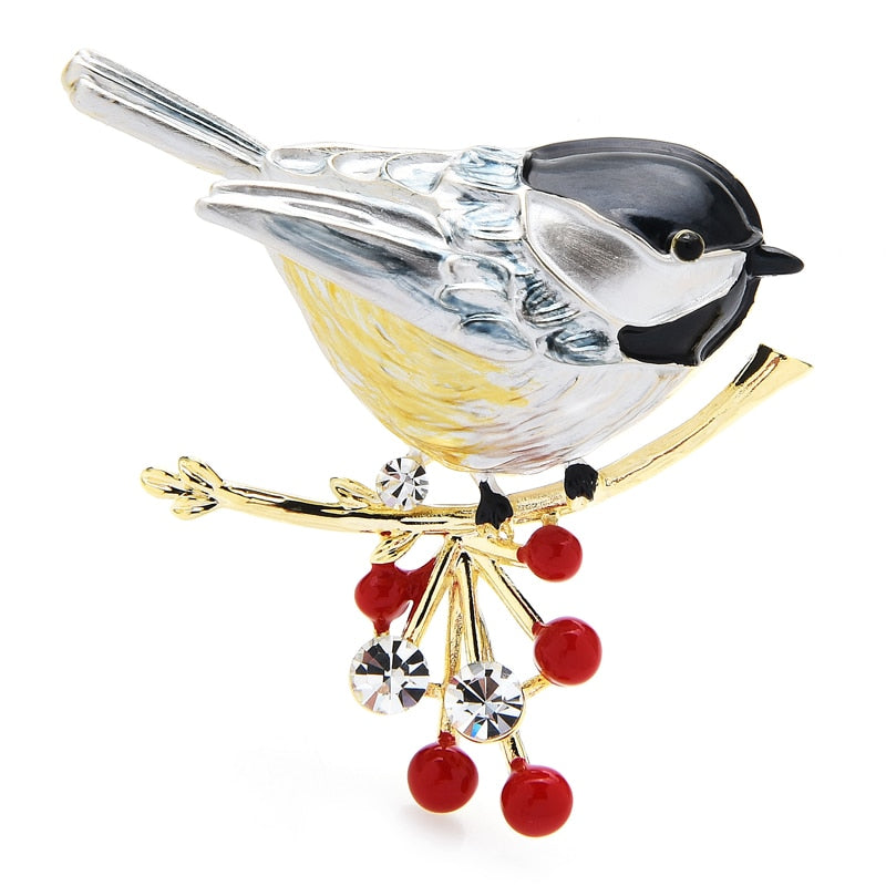 Multicolor Bird Brooch Pins Quality Enamel Ainmal Brooches