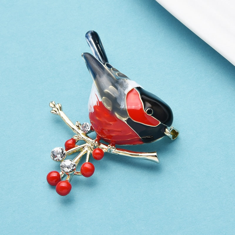 Multicolor Bird Brooch Pins Quality Enamel Ainmal Brooches