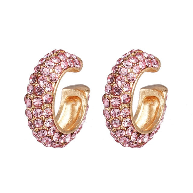 New Luxury Pearl Ear Cuff Bohemia Hoop Earrings