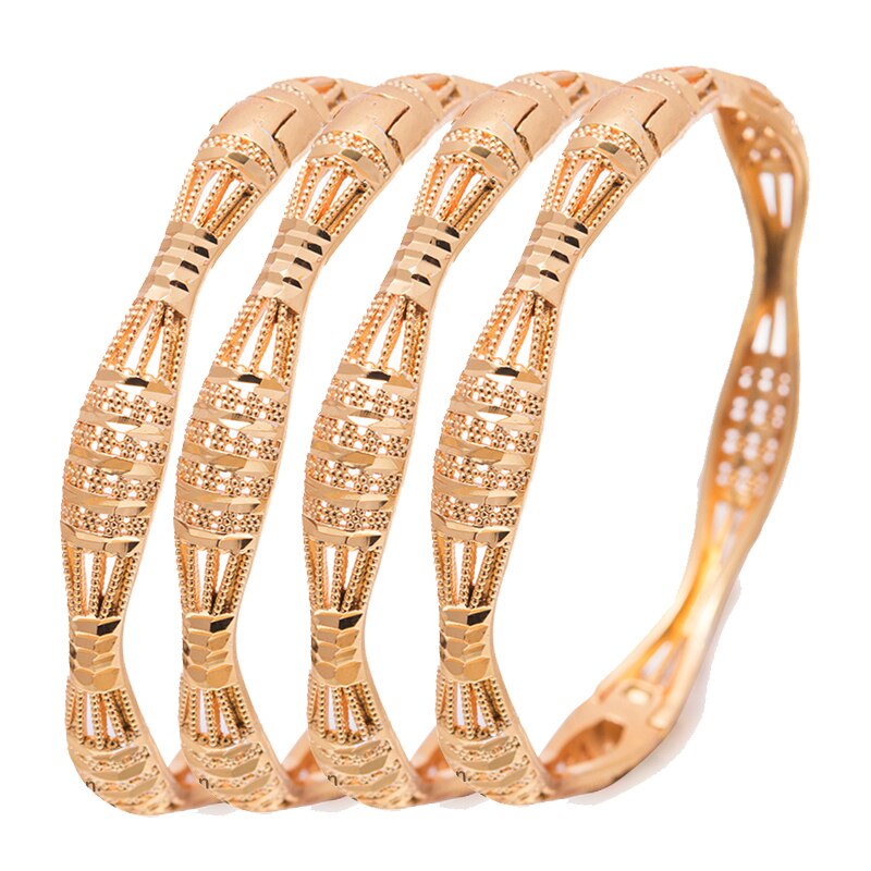 24K Dubai Bracelets Bangles women Girl