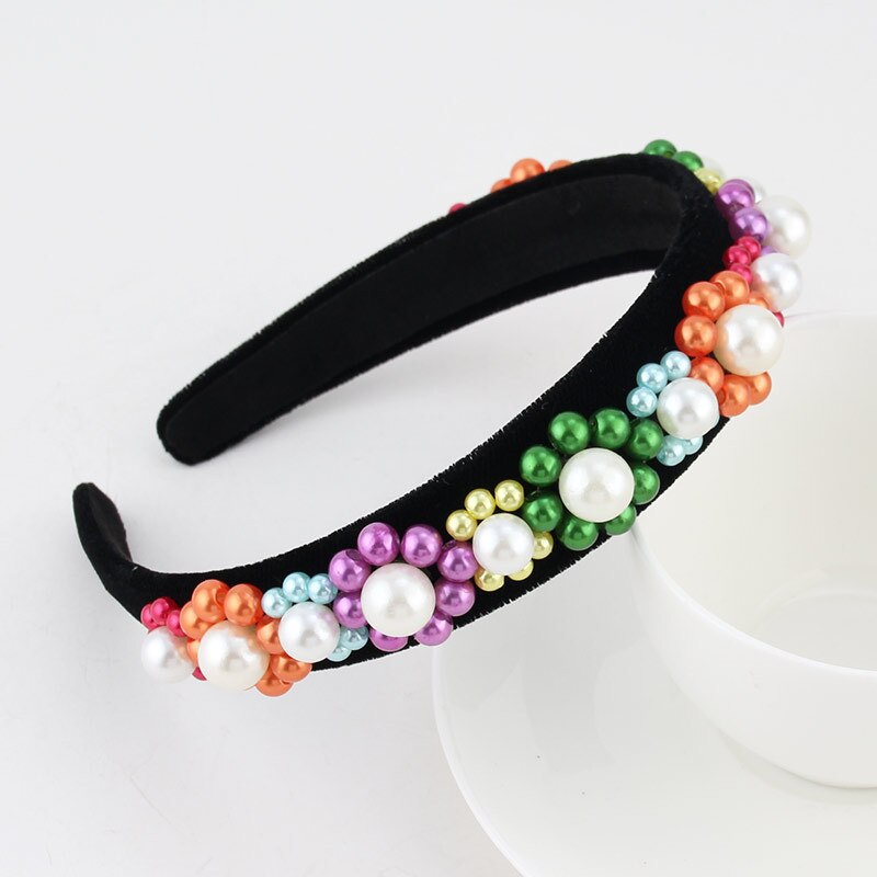 Luxury Baroque Rhinestone Headbands Hair Hoops