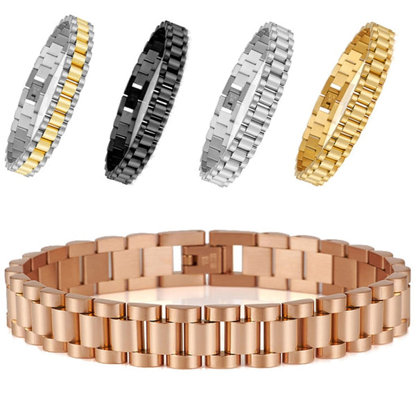 10MM Watch Chain Style Men's Bracelets For Women Man