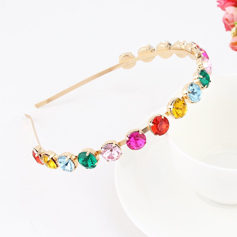 Luxury Baroque Rhinestone Headbands Hair Hoops