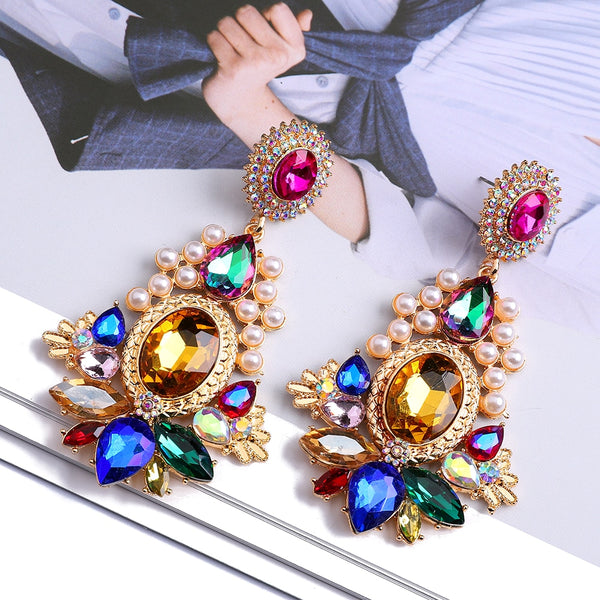 Fashion Design Dangle Statement Earrings For Women