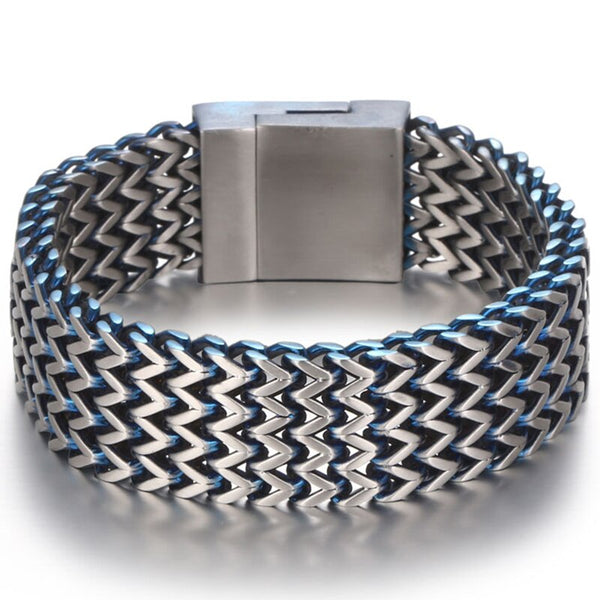 20MM 8.46" Stainless Steel Bracelet For Men