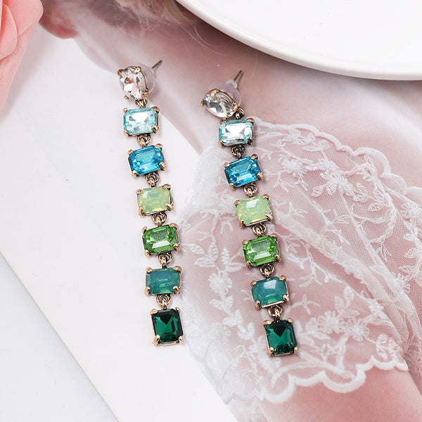 Rhinestone Earrings Tassel Drop Earring For Women