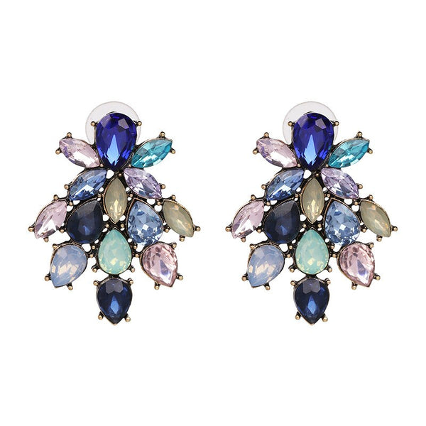 Fashion Statement Earrings Rhinestone Stud Earrings For Women