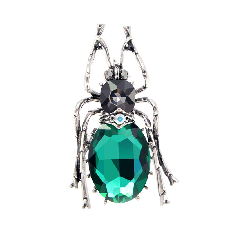 3 Colors Available Crystal Large Beetle Brooches for Women