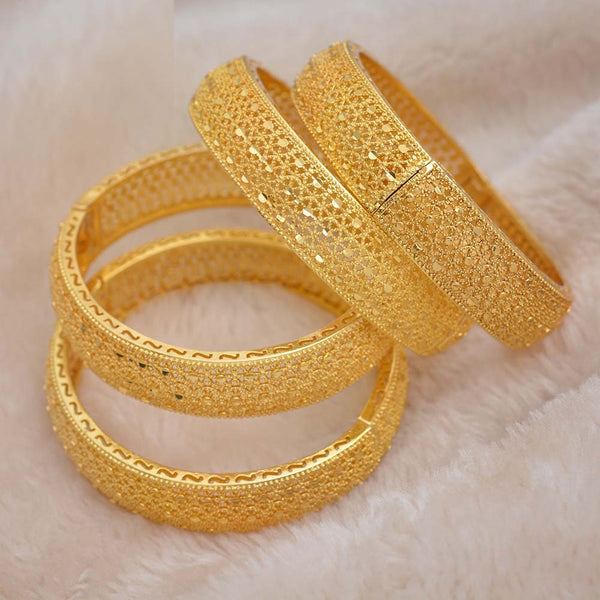 4pcs Women Bangle Gold color Bracelet&amp;bangles for women