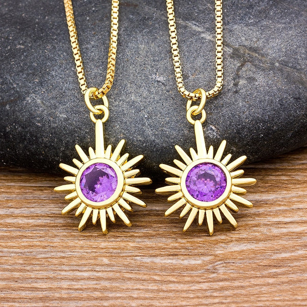 Delicate Sunflower Pendant Choker Necklace For Women