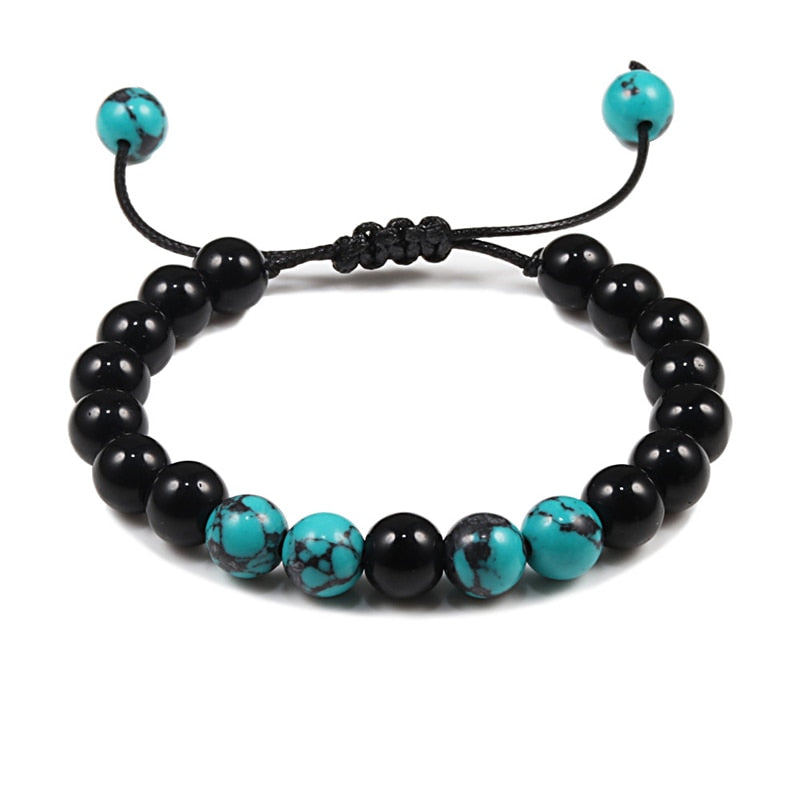 Trendy Women Natural Stone Beaded Bracelet