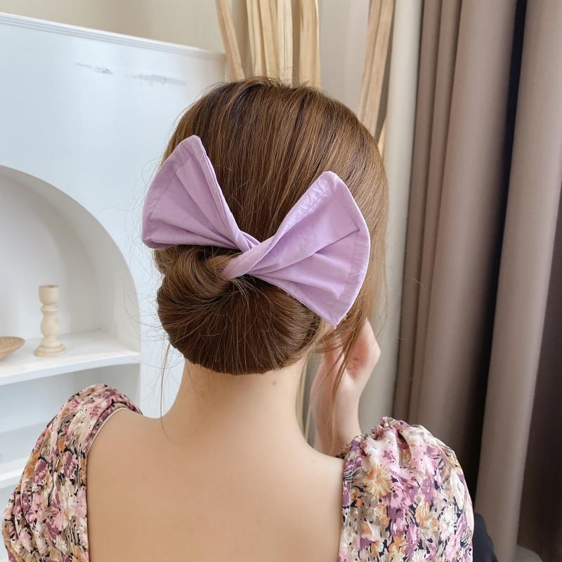 Fashion female magic twisting lazy long hair curly hair artifact printing bow headband