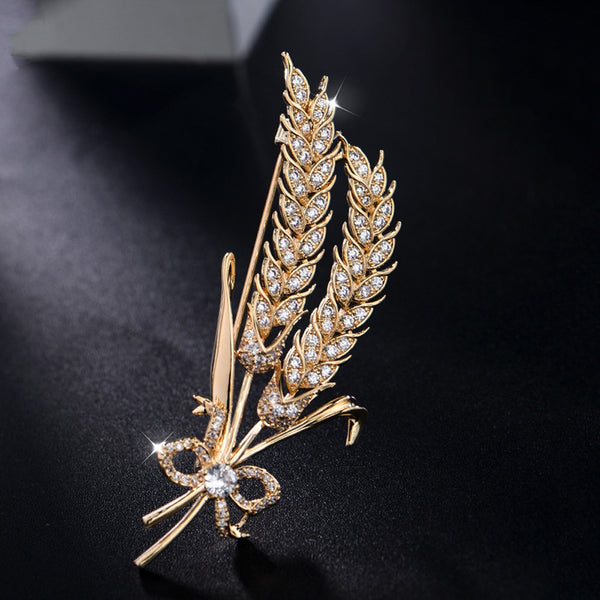 Wheat Brooches For Women Fashion Clothing Pins And Brooch