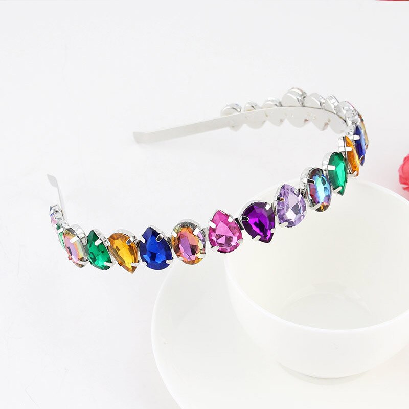 Luxury Baroque Rhinestone Headbands Hair Hoops