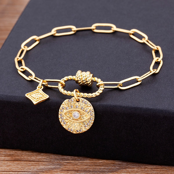 Fashion Copper Zircon Bracelet For Women