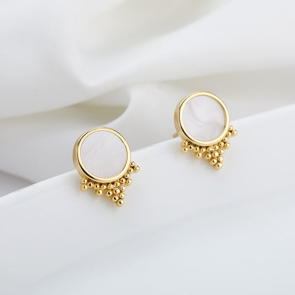 Aesthetic Boho Opal Stud Earrings For Women