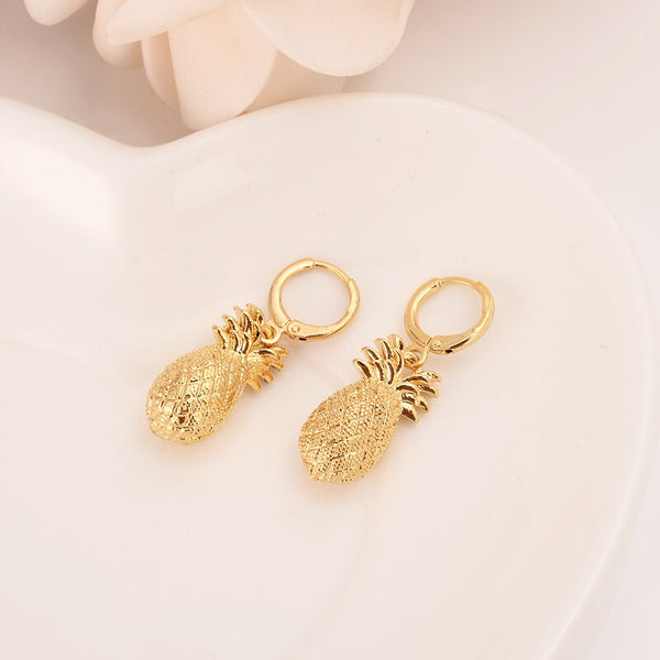 24K  Drop  Earrings For Women  Gold Color african Arab  Earrings Body Jewelry