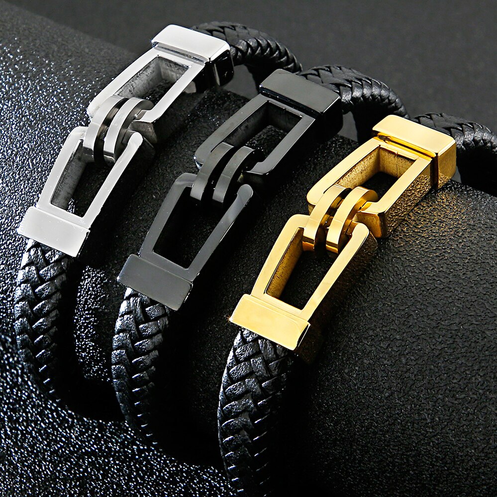 Handmade Men's Leather Wrap Bracelet For Men