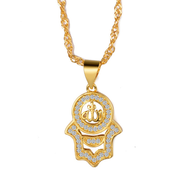 Religious Small Allah pendant necklace For Women