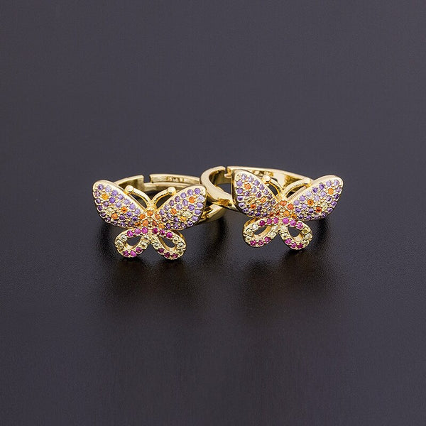 Fashion Design Elegant Butterfly Rings for Women