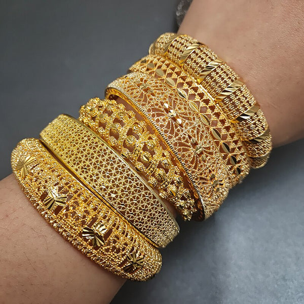 Arab Promoti Gold Color Bangles For Women