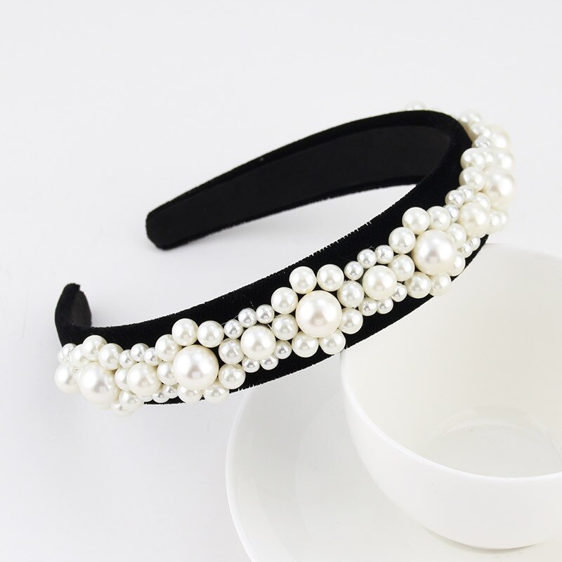 Luxury Baroque Rhinestone Headbands Hair Hoops