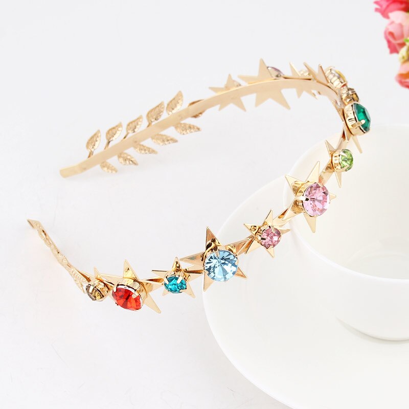 Luxury Baroque Rhinestone Headbands Hair Hoops