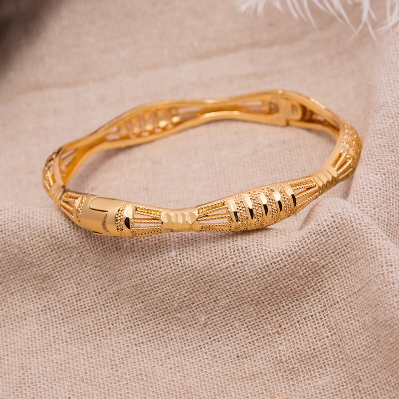 24K Dubai Bracelets Bangles women Girl