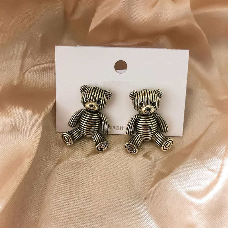 New Arrival Bear Stud Earrings for Women