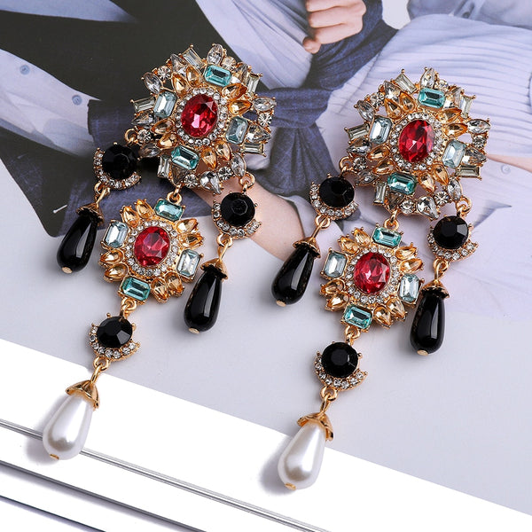 Romantic Vintage Ethnic Style Dangle Earrings For Women