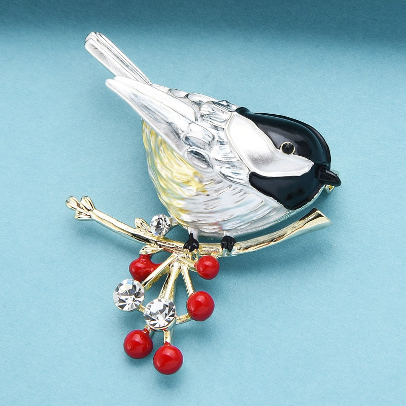 Multicolor Bird Brooch Pins Quality Enamel Ainmal Brooches