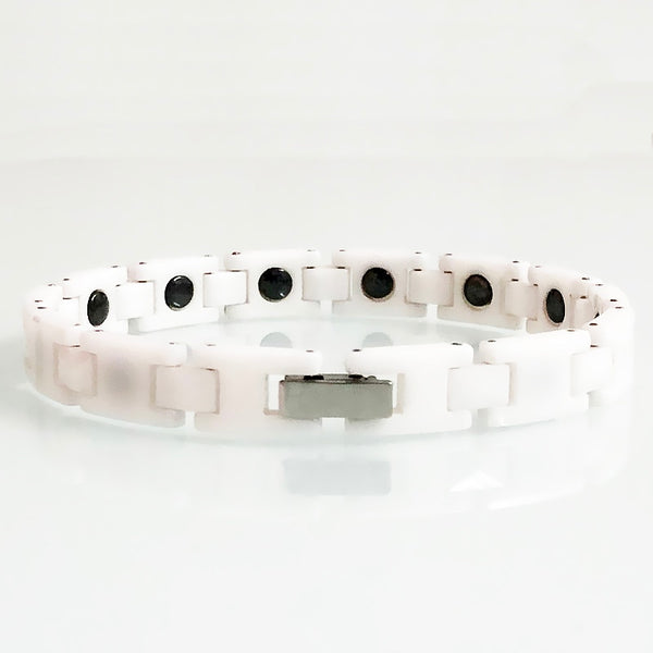 White Ceramic Bracelets for Women