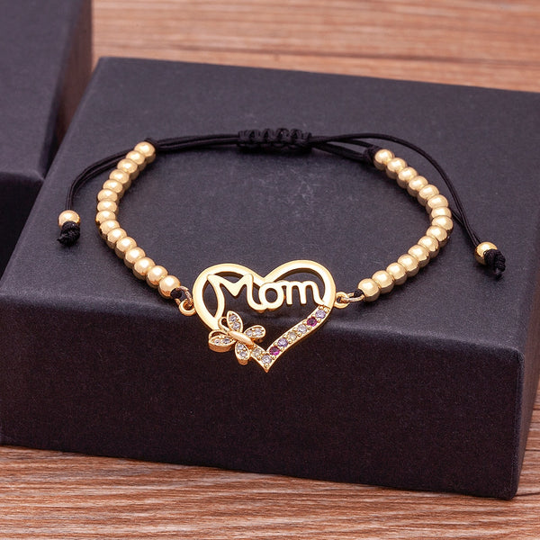 New Arrival Mom Mama Handmade Rope Bracelets