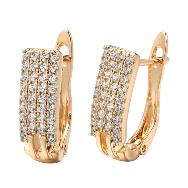 New Trend 585 Rose Gold Clip Earrings for Women