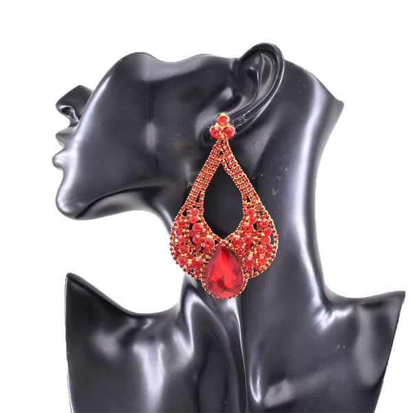 9cm Big Water Drop Earrings for Women