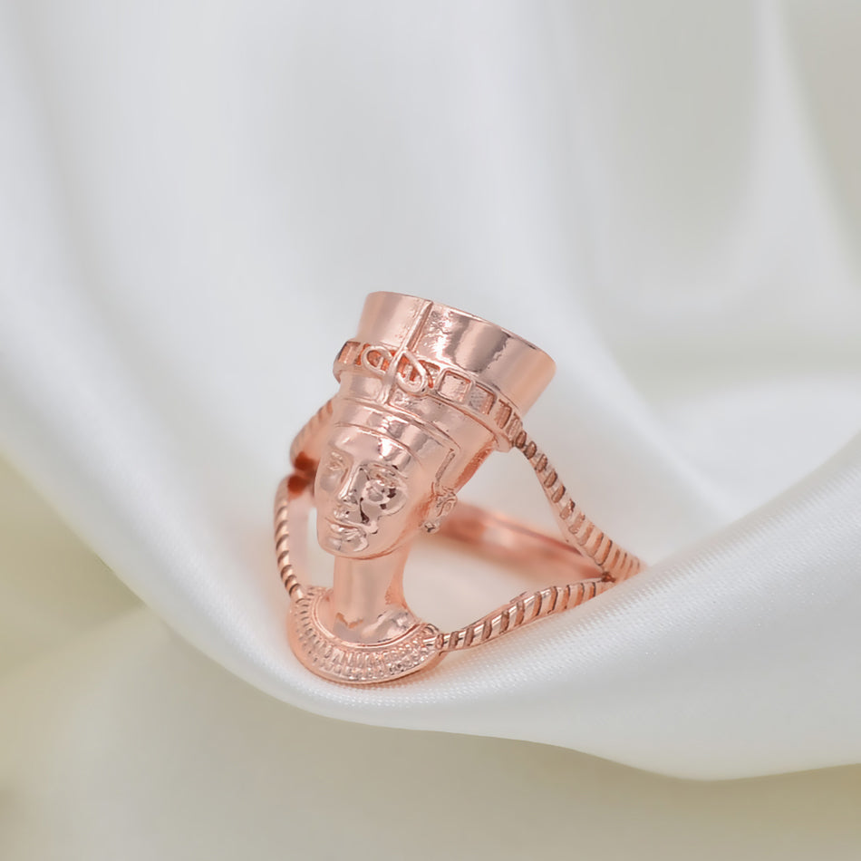 Egyptian Queen Nefertiti Ring for Women Girls African Finger Ring