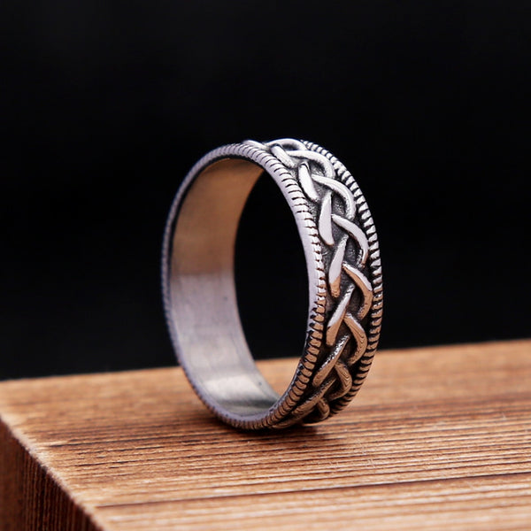 Vintage Viking Celtic Knot Ring For Men Women