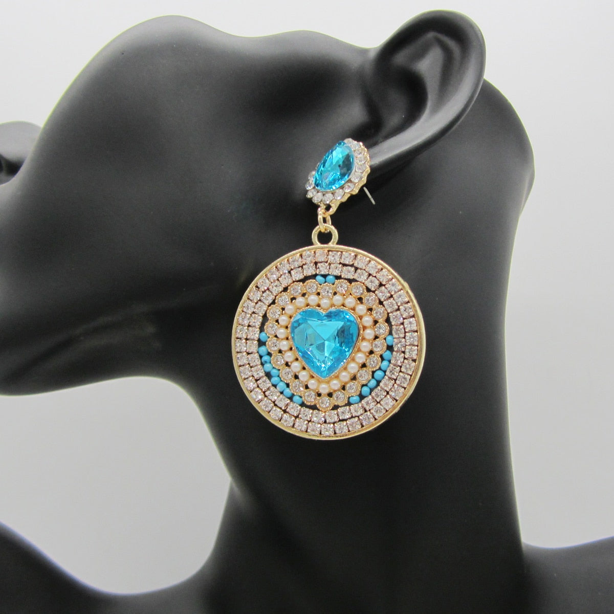 New Earrings Fashion Boho Rhinestone Dangle Earrings for Women