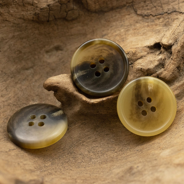 Round Khaki Autumn Winter Sweater Buttons