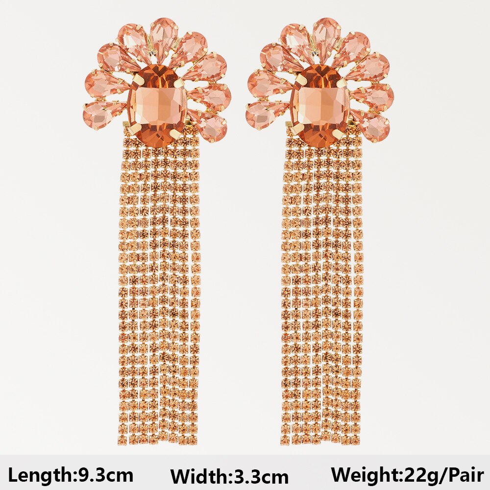 Romantic Fashion Pink Series Set Dangle Earrings For Women