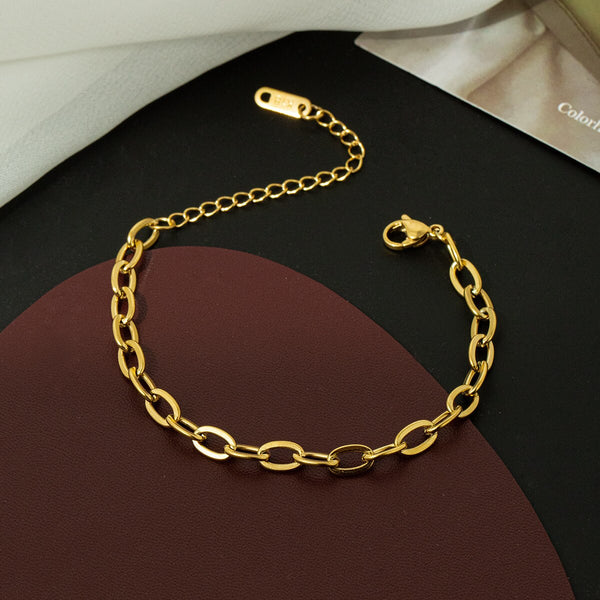 New Stainless Steel Hip Hop Bracelet Men And Women Necklace