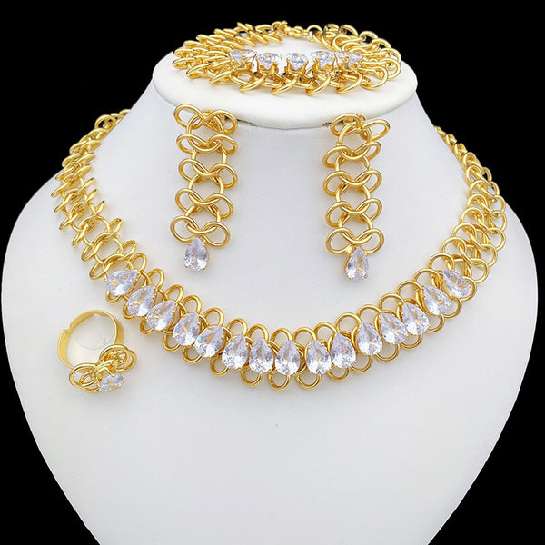 Necklace Set Jewelry Women Bridal Set Jewelry Wedding Jewelry