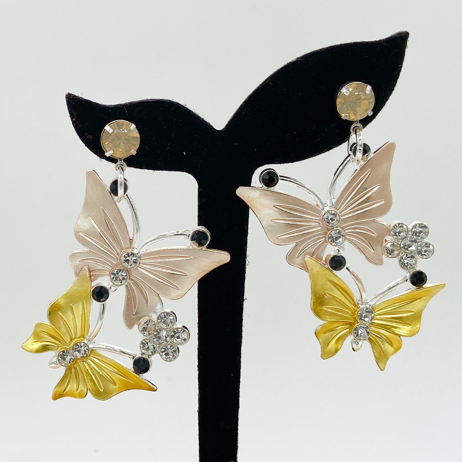 Beautiful Colorful Butterfly Drop Earrings for Women Pendant Dangle Earring